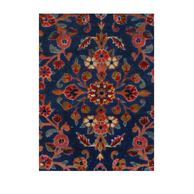 Persian Antique Kashan Rug 1'11'' x 2'11'' For Sale - Image 3 of 3