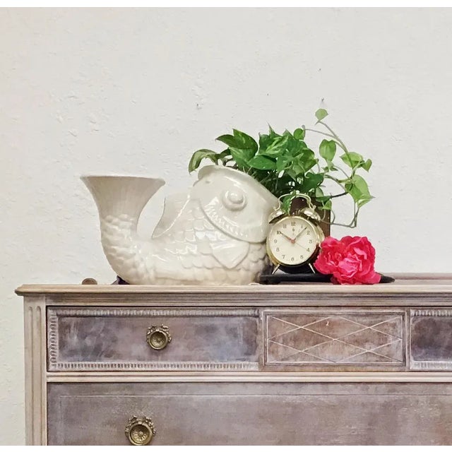 1950s Vintage Koi Fish Planter For Sale - Image 10 of 11