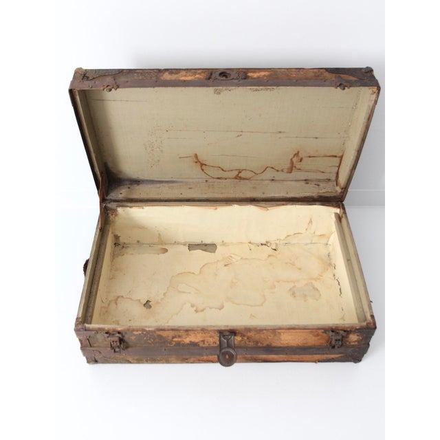 Brown Antique Argentinian Gaucho Trunk For Sale - Image 8 of 12