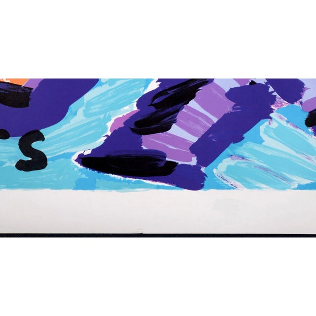 Karel Appel (1921-2006) - Cats - Signed Lithograph in colors, 1978. Signed in the plate, with beautiful vivid deep colors....