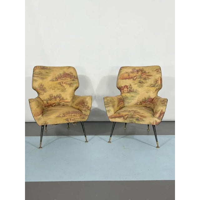 Set of Mid-Century Italian Modern Armchairs, 1950s For Sale - Image 13 of 13