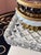 Vintage quilted crystal pedestal dish tazza footed pastry dish For Sale - Image 4 of 6