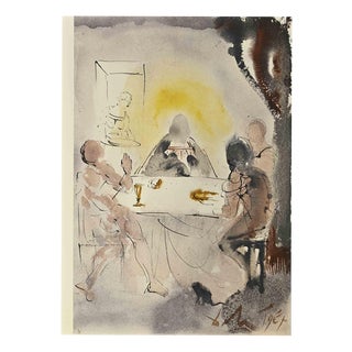 Salvador Dali, Et Cognoverunt Eum in Fractione Panis, Lithograph, 1964 For Sale