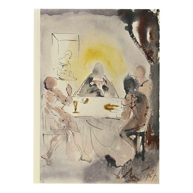Salvador Dali, Et Cognoverunt Eum in Fractione Panis, Lithograph, 1964 For Sale