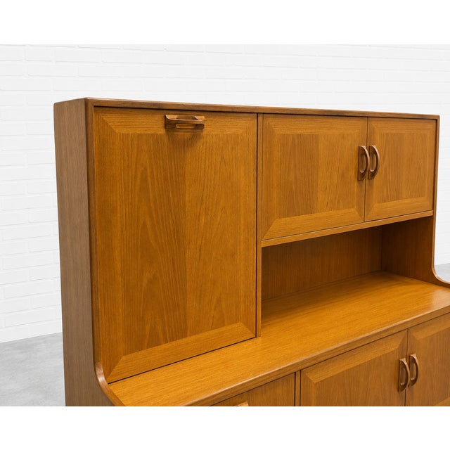 Brown Mid Century Modern Teak Credenza / Sideboard by G-Plan, C. 1960s For Sale - Image 8 of 15