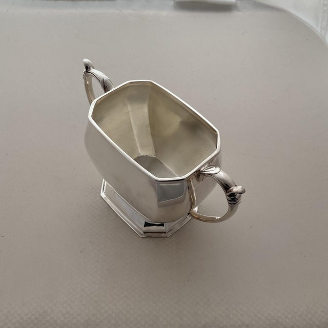 1980s 1980s Quality Silver Plated Sugar Bowl, Plain For Sale - Image 5 of 17