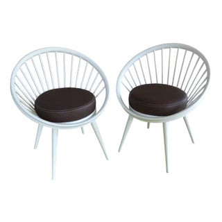 Vintage Ellipse Armchairs from Swedese, Set of 2 For Sale