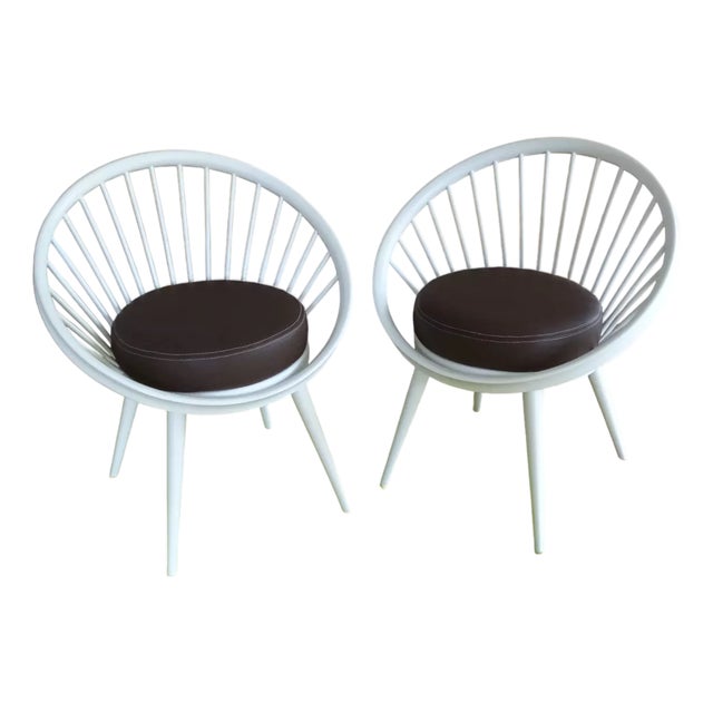 Vintage Ellipse Armchairs from Swedese, Set of 2 For Sale