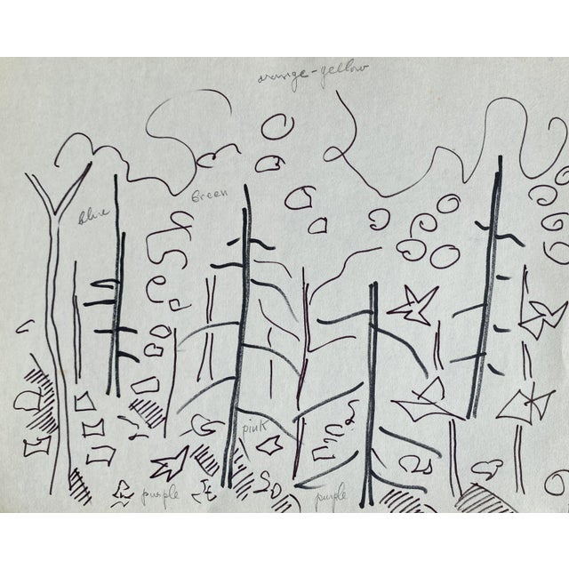 Modern 1960s Frank Wallace Pleasant Valley Vermont Landscape For Sale - Image 3 of 3