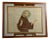 Double Glass Framework with Painted Sheet Depicting San Francesco Italia For Sale