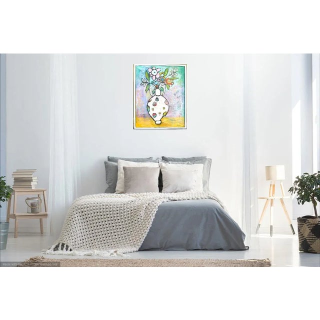 SPRING SALE!! Bright and vibrant original framed oil painting on canvas. Over 34 people have like this painting. Be the...