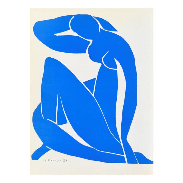 Henri Matisse, Femme Bleue, 1958, Lithograph For Sale