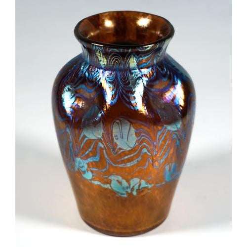 Art Nouveau Argus Phenomenon Gre 2/351 Vase from Loetz, Austria-Hungary, 1904 For Sale - Image 5 of 10