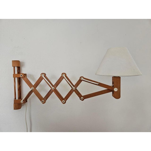 Mid-Century Modern Mid-Century Modern Swedish Scissor Wall Lamp from Ikea, 1979 For Sale - Image 3 of 16