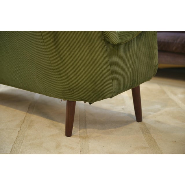 Vintage Green Velvet Sofa, 1960s For Sale - Image 11 of 15