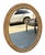 Antique Italian Giltwood Oval Mirror