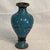 1920s Antique Intricate Scroll and Floral Design Chinese Cloisonné Turquoise Vase For Sale - Image 5 of 12