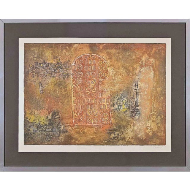 Bruno Canova, Rome, Original Lithograph, 1972 For Sale - Image 4 of 4