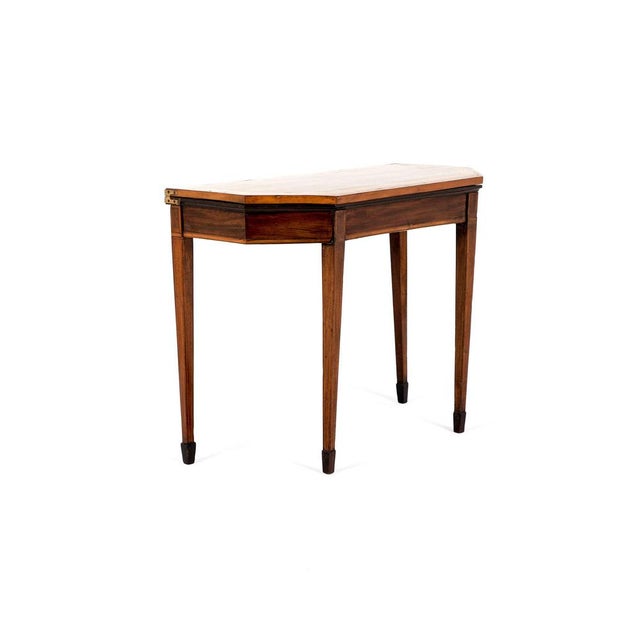 George III Mahogany Card Table For Sale - Image 3 of 18