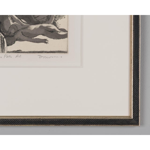 "Douglas Drinks" Framed Engraving by David Donovan For Sale - Image 4 of 5