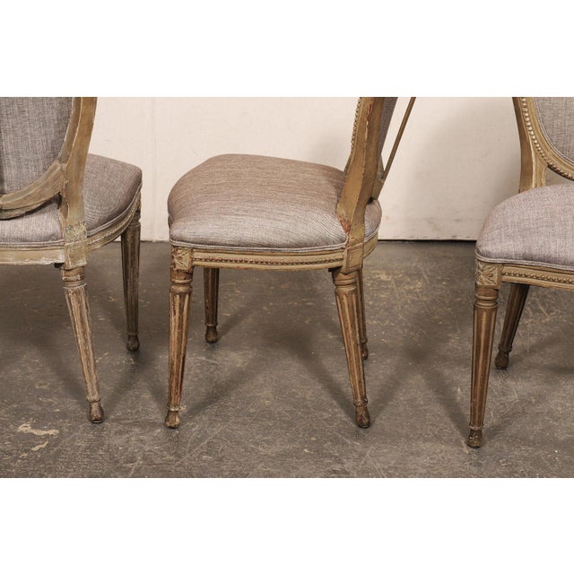 Set of 6 French Dining Side Chairs, 19th C. For Sale - Image 10 of 13