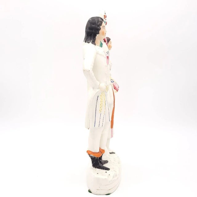 19th Century A Young Couple, English Staffordshire, Circa 1870 For Sale - Image 5 of 9