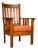 Art Nouveau Chair in Oak For Sale