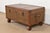 Late 20th Century Baker Furniture Campaign Rattan and Leather Trunk Coffee Table For Sale - Image 12 of 12