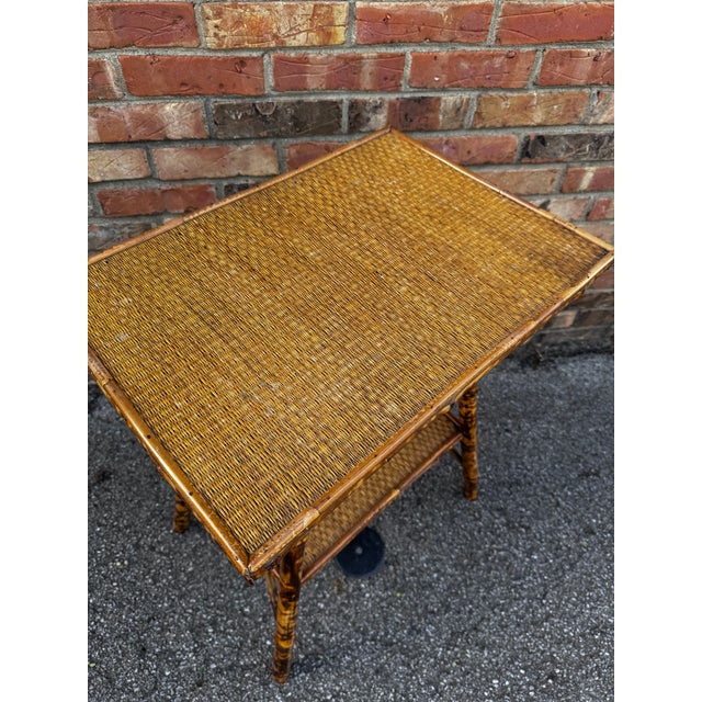 English 19th Century English Bamboo Table For Sale - Image 3 of 6