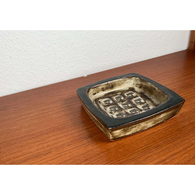 Mid-Century Modern Danish Brutalist Ceramic Bowl by Jorgen Mogensen for Royal Copenhagen, 1960s For Sale - Image 14 of 14