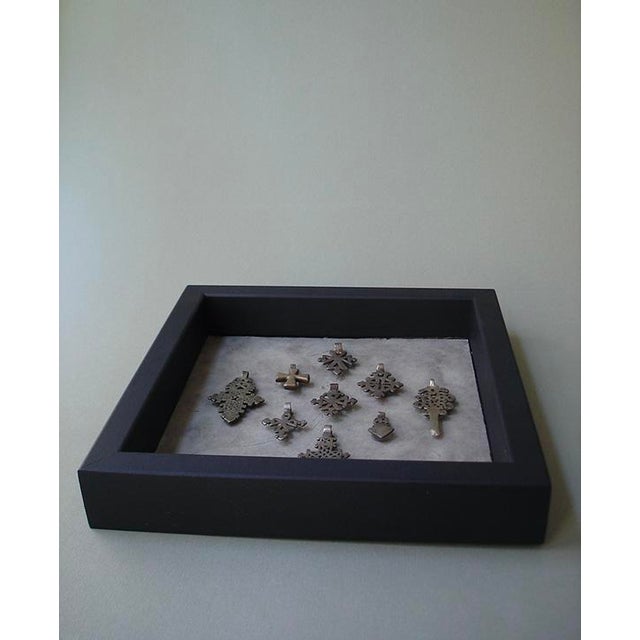 African Mid 20th Century Ethiopian Cross Pendants - Coptic Crosses For Sale - Image 3 of 14