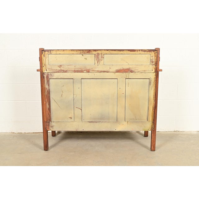 L. & J. G. Stickley Antique Mission Oak Arts & Crafts Sideboard or Bar Cabinet, Circa 1910 For Sale - Image 15 of 16