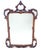 Brown Very Fine c1940s Pierced Carved Mahogany Chippendale Style Wall Mirror MINT For Sale - Image 8 of 14