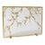 Brilliant Gold Plum Blossom Fireplace Screen Iron For Sale