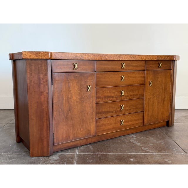 Mid Century Paul Frankl Cork Credenza For Sale - Image 11 of 13