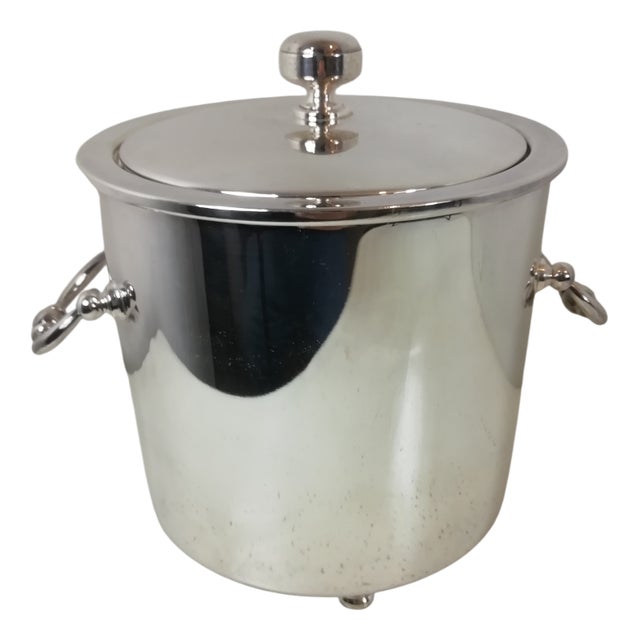 Ice Bucket with Original Box from Christofle, France, 1960s For Sale