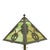 1920s Arts & Crafts Rainaud 6 Panel Slag Glass Lamp, Manner of Bradley & Hubbard C1920 For Sale - Image 5 of 12
