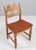 A striking dining chair by Henning Kjærnulf, made of oak and ready for you to upholster Refreshing design with bold...