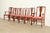 Baker Furniture Style Federal Inlaid Mahogany Dining Chairs, Set of Six For Sale - Image 14 of 14