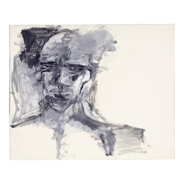 Abstract Expressionist Artists Self Portrait by Michael William Eggleston For Sale