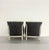 Eggplant Vintage Neoclassical Painted Bergère Lounge Chairs - Pair For Sale - Image 8 of 8