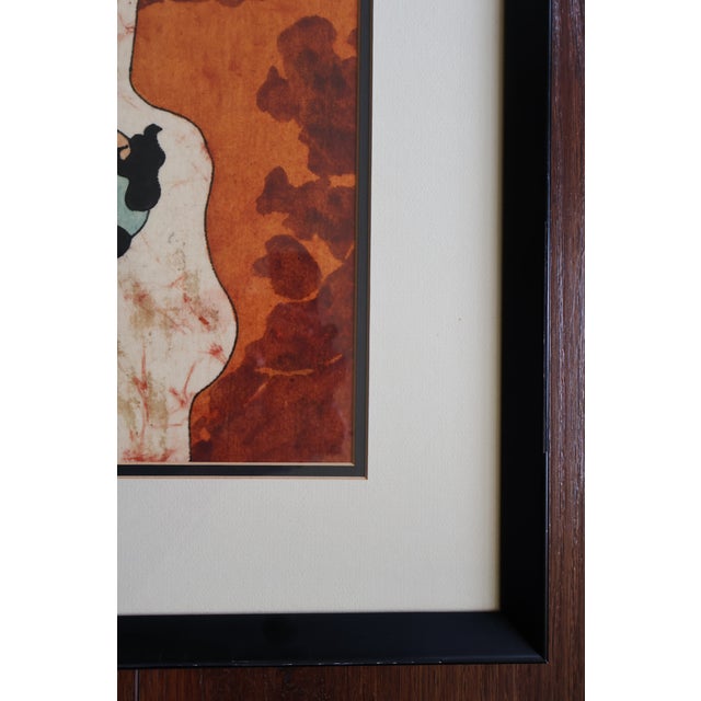 1970s Masakis Signed Batik After the Akrotiri “Boxing Children” Fresco For Sale - Image 13 of 18