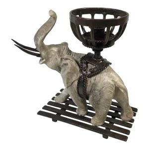 2000’s Elephant Candlestick by Castillian Imports