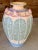 Vintage Coastal Monumental Cast Plaster Sculpted Palm Leaf Floor Vase For Sale - Image 11 of 12