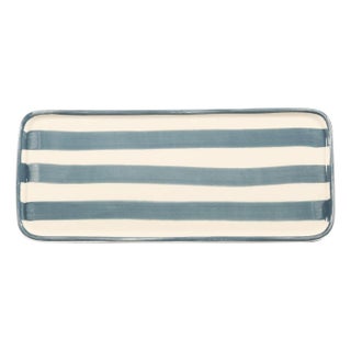 Lido Rectangular Plate - Set of 4 - Gray For Sale