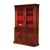 Victorian Antique Victorian Empire Walnut & Burl Step Back Bookcase C1880 For Sale - Image 3 of 18