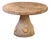 French Cast Stone Faux Bois Garden Table, C. 1960 For Sale