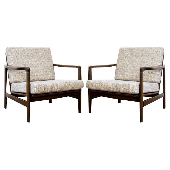 Set of B 7522 Armchairs by Zenon Bączyk, 1960s For Sale