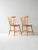 Scandinavian Pinstol Beech and Teak Chairs, 1960s, Set of 2 For Sale - Image 4 of 9