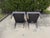Vintage Mastercraft Parsons Style Armchairs With Brass Sabots, a Pair For Sale - Image 10 of 16